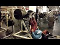 Inverted leg press