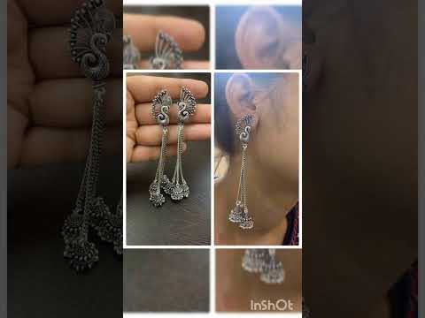 German Silver Brass Earring for Women and Girls