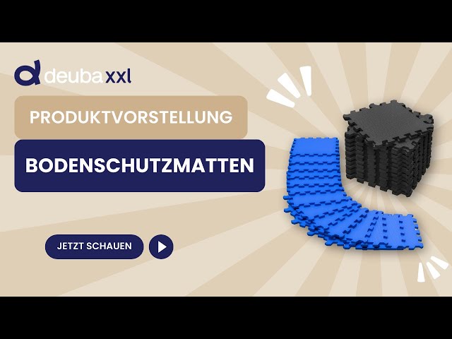 Video teaser for MONZANA® Bodenschutzmatte - Der optimale Schutz und Komfort für dein Fitnessstudio Zuhause!