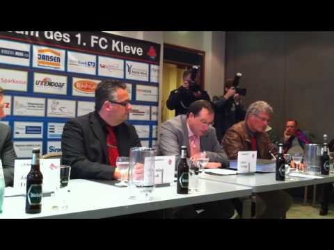 Pressekonferenz 1. FC Kleve 05.11.2010 HD