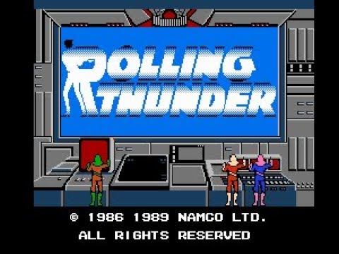 Полное прохождение денди ( Dendy, Nes ) - Rolling Thunder