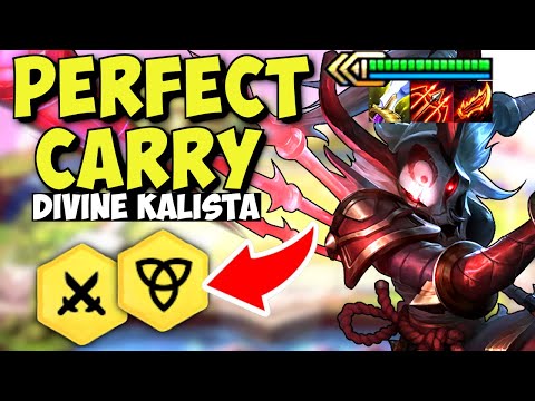⭐⭐⭐ 3 Star Kalista w/ Divine Trait, New Meta? ! | TFT Gameplay | TFT Kalista Carry | | TFT Set 4