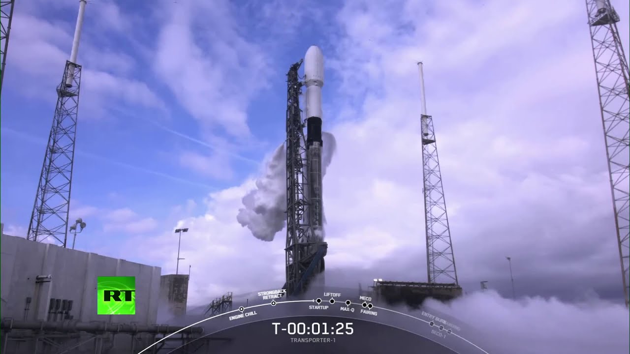 SpaceX Falcon 9 rocket launches the Transporter 1 mission