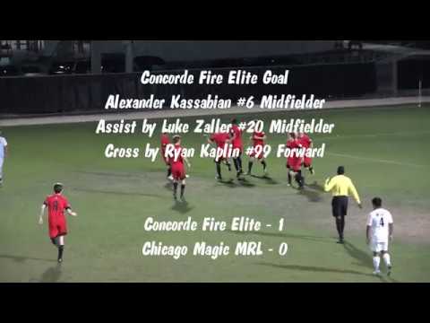 Concorde Fire U17 Elite Goal vs. Chicago Magic MRL - Disney Showcase on Saturday, 12/30/17
