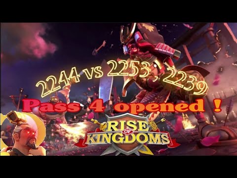 RISE OF KINGDOM ~ 1 Imperium vs 2 kingdoms ( pass 4 open ) 🔥