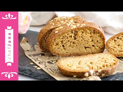 Amazing 3 ingredients gluten-free vegan bread
