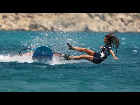 Windsurfing Freestyle 2022 at 14 years - epic touch downs