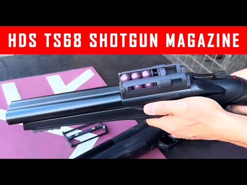 T4E HDS TS68 Double Barrel Shotgun Magazine And Mount  -  Operation and Shooting #MCS