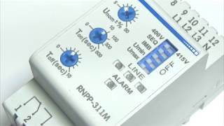 Трифазне реле напруги та контролю фаз Новатек РНПП-311М (24V)
