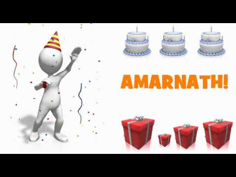 HAPPY BIRTHDAY AMARNATH!