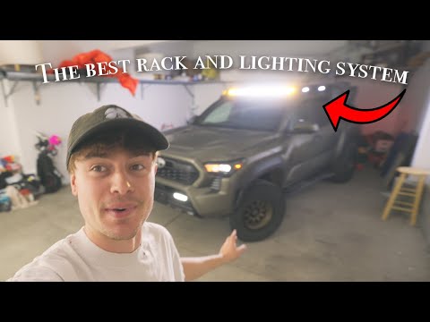 2024 Tacoma Cali Raised 360 lighting And 42\" Light Bar Install And Wiring