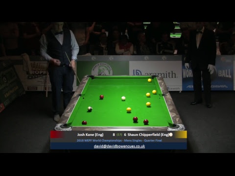 2018 World Championships - Mens Singles - Josh Kane v Shaun Chipperfield