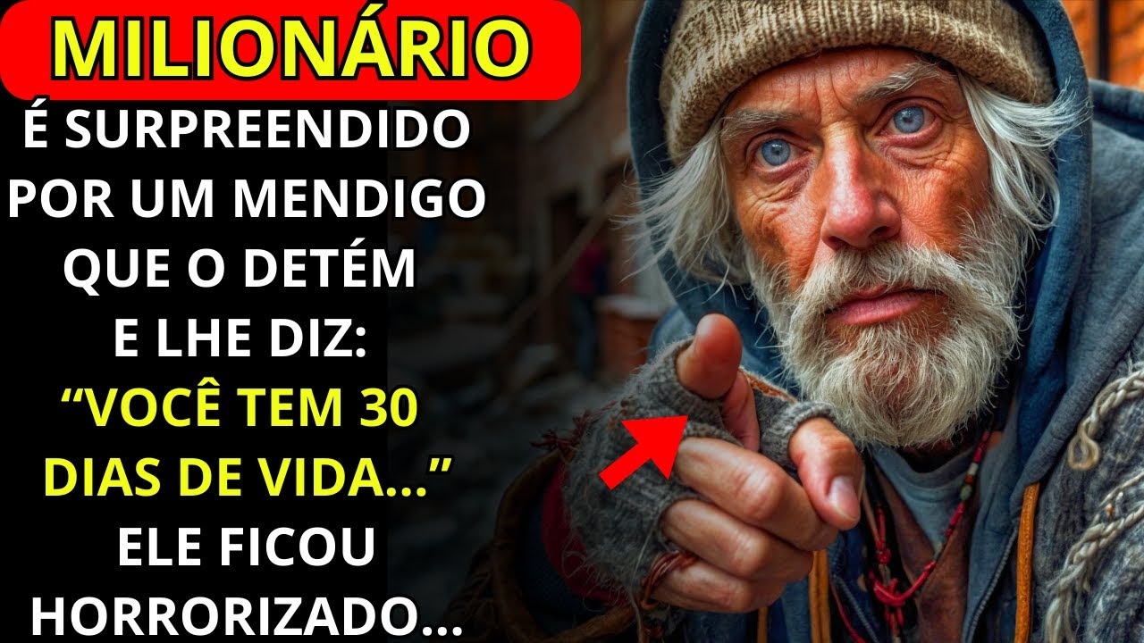 "VOCÊ TEM 30 DIAS DE VIDA" FOI O QUE O MENDIGO DISSE AO MILIONÁRIO, DEIXANDO TODOS EM CHOQUE...