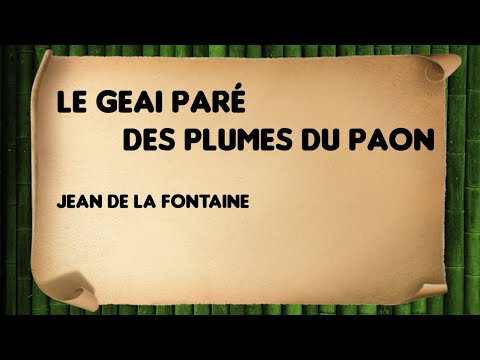 Le Geai paré des plumes du Paon - Jean de La Fontaine - IV-9