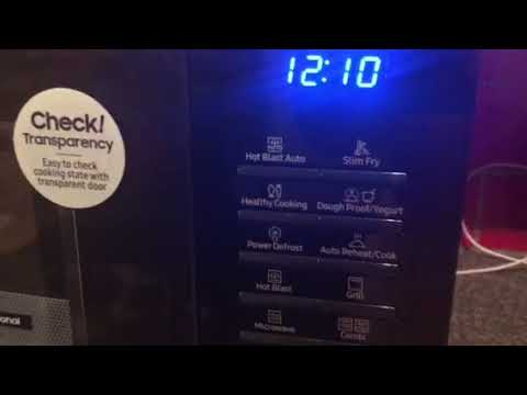 Samsung Easy View Microwave Oven in black model- MC28M6055CK