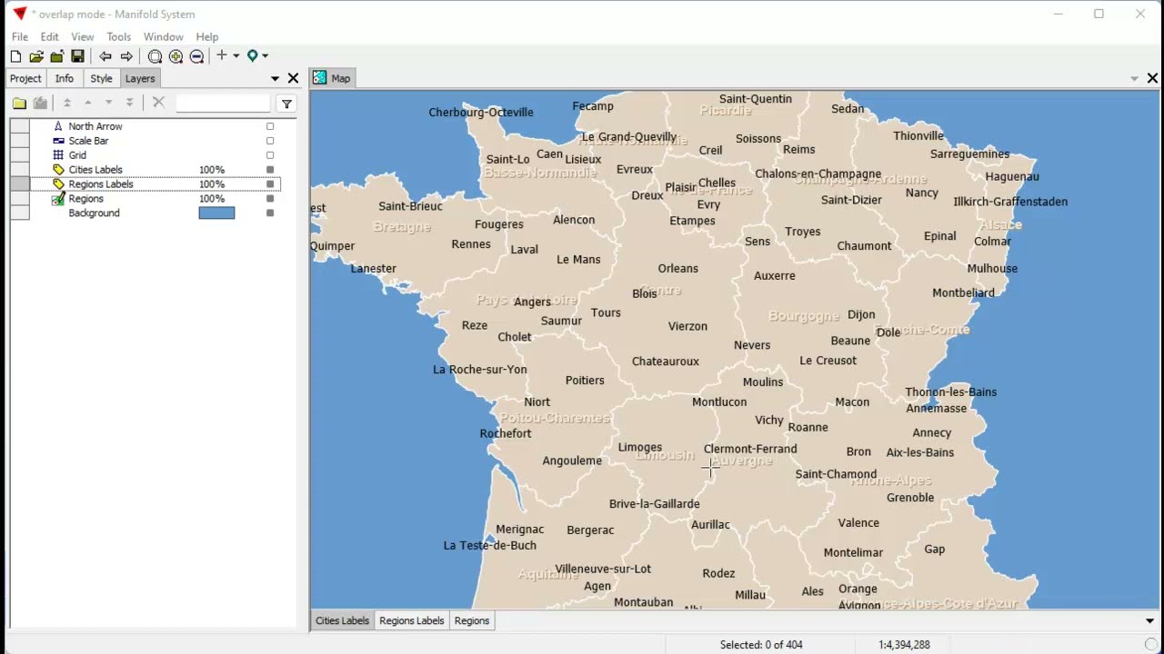 5 Minute Tutorial - Label Overlap Modes
