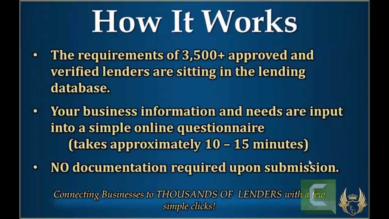 A new World in Business Commercial Lending  FEG Lending Platform on Vimeo