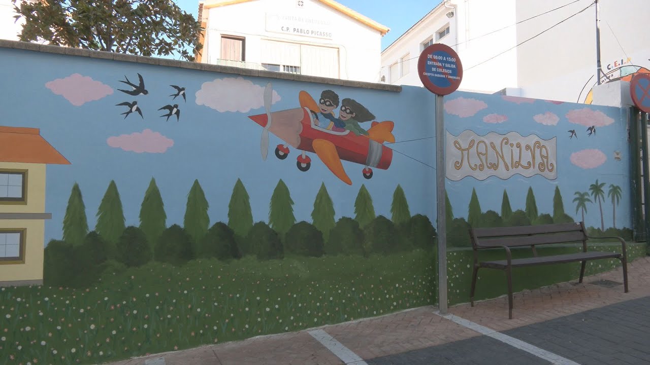 Nuevos murales decoran el Colegio Pablo Picasso