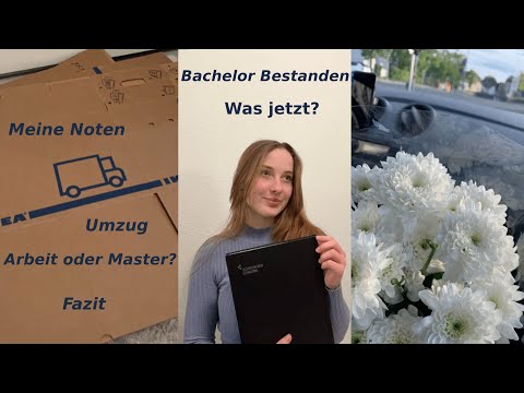 Bachelor bestanden - Was nun? Meine Noten, Werkstudentenjob, Umzug | Wirtschaftsinformatik Studium