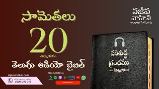 Proverbs 20 సామెతలు Sajeeva Vahini Telugu Audio Bible