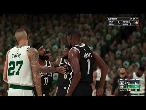 NBA 2K20 Kevin Durant My Career:Playoffs-R2G3-BIG 3 COMBINED FOR 72 POINTS!!!