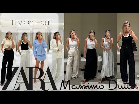 Massive Zara and Massimo Dutti  ** | TRY ON HAUL | ** Picking up Bottega Veneta Bag