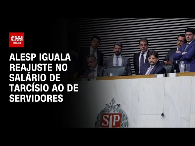 Deputados aprovam aumento de 5% no salário de Tarcísio de Freitas | BASTIDORES CNN
