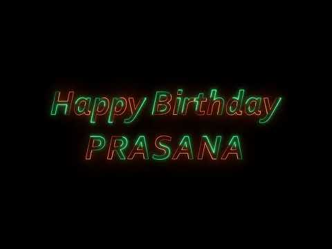 Happy Birthday Prasana