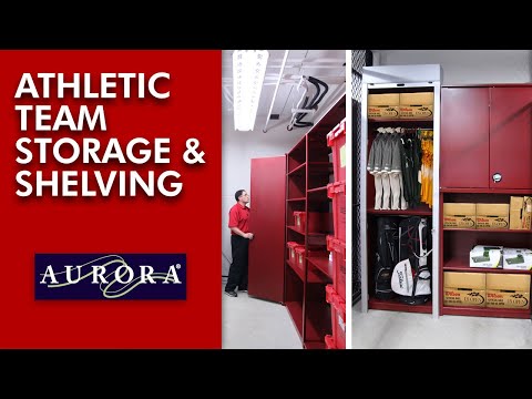 Athletic Team Storage & Shelving | Aurora Storage Products