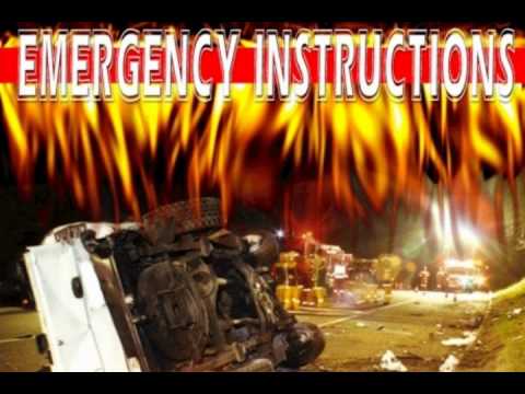 DTRASH40 - EMERGENCY INSTRUCTIONS - Safety First! EP