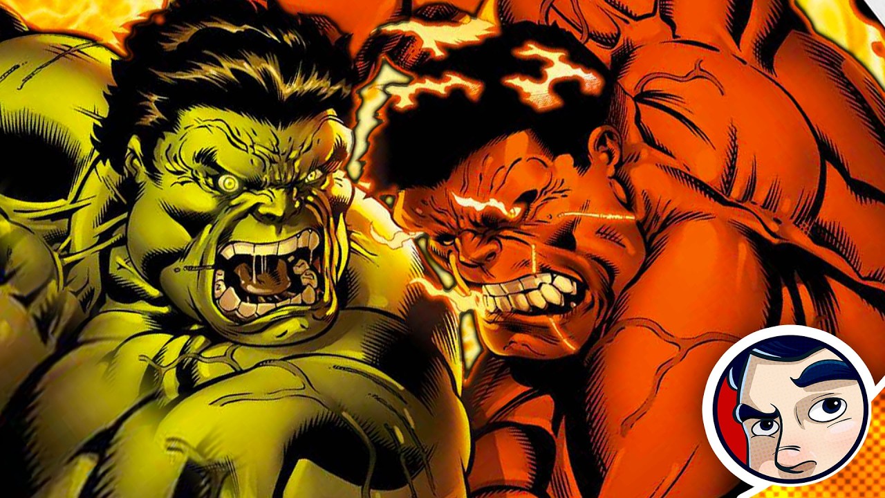 Red Hulk vs Incredible Hulk - Full Story