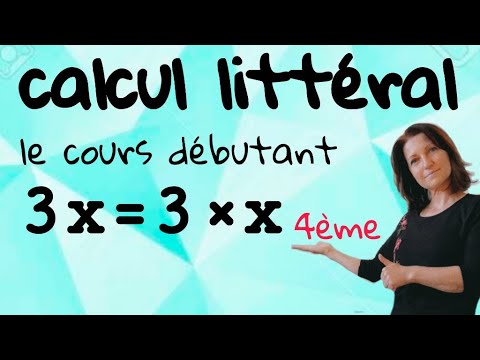 Calcul littéral = calculer avec des lettres. Abonnement gratuit donc abonne-toi 😉