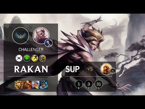 Rakan Support vs Leona - KR Challenger Patch 12.4