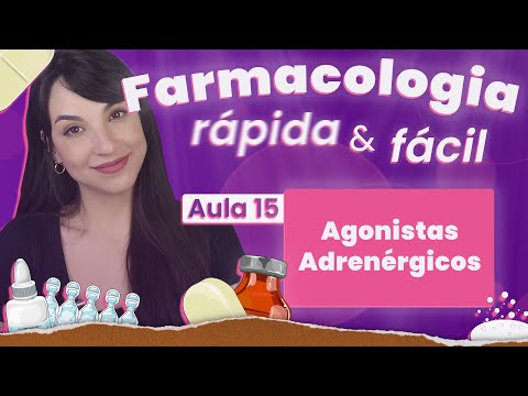 Agonistas Adrenérgicos | Aula 15 | Farmacologia rápida e fácil | Flavonoide