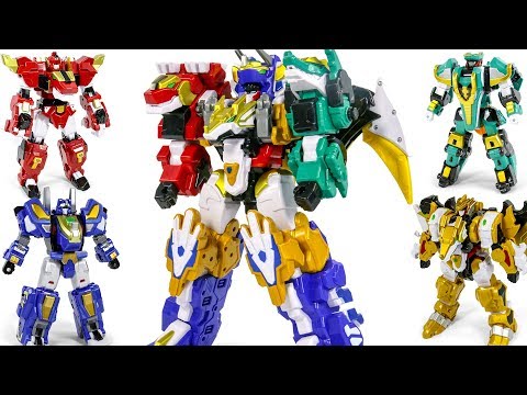 Dinocore 2 Combine Ultimate KingDino Dragon Mega D Fighter Tyranno Tri Dragon Krono Robot Toys