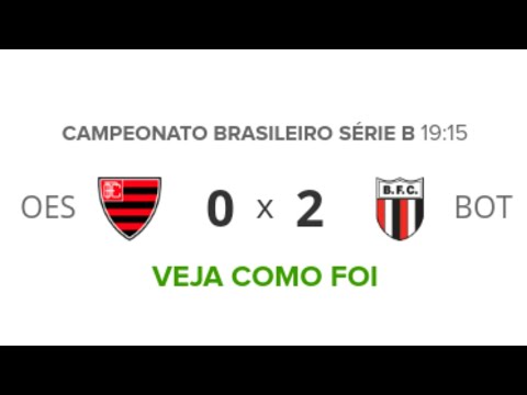 Oeste 0 x 2 Botafogo SP - Melhores Momentos - Brasileirão - Série B - 05/11/2019 | Futebol