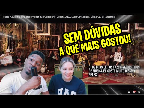 🇧🇷 Poesia Acústica #10 Mc Cabelinho, Orochi, JayA Luuck, Pk, Black, Delacruz, Bk’, Ludmilla 😩😍