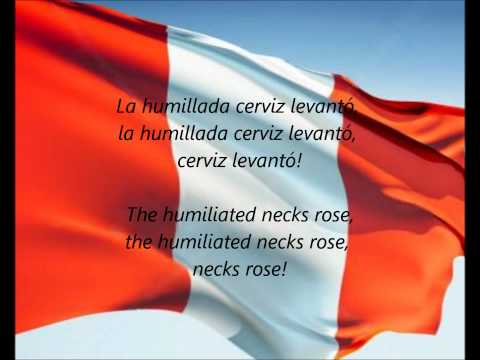 Peruvian National Anthem - "Himno Nacional Del Peru" (ES/EN)
