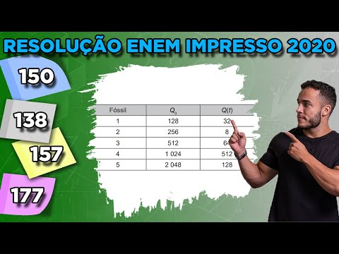 🔵 Question 150 - Blue Notebook | Exponential Function | MATHEMATICS ENEM 2020