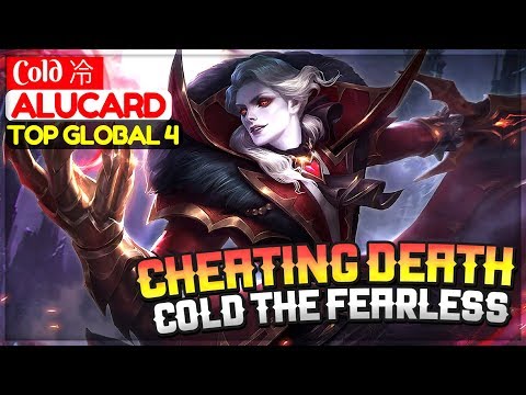 Cheating Death, Cold The Fearless [ Top Global 4 Alucard ] Cold 冷 Alucard Gameplay And Build