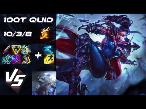 100 Thieves Quid TOP Vayne vs Volibear - NA Challenger Patch 14.11