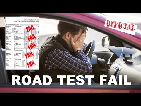 OMG! DMV Road Test FAIL– Nervous and AGGRESSIVE!