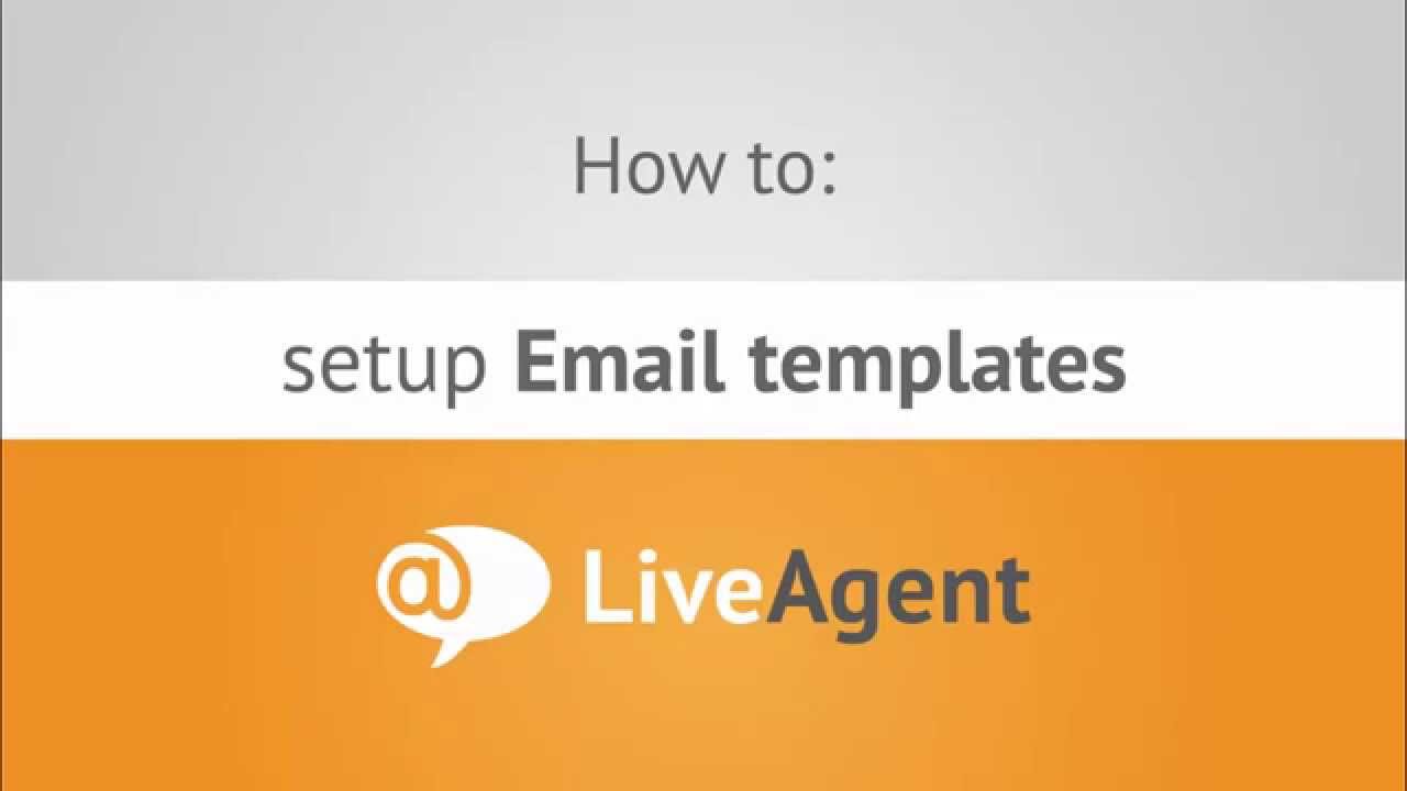 Thumbnail for How to create Email templates in LiveAgent
