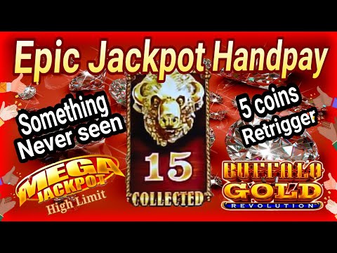 die größte Mega-Jackpot-Handauszahlung aller Zeiten auf dem Buffalo Gold Revolution Slot High Limit