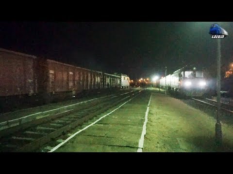 LDE2100 609 009-9 H-FOX & 609 011-5 H-DBH pe Seara/on Evening in Oradea Est Triaj - 03 October 2018