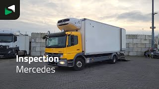 Camion frigorifique Mercedes-Benz Atego 1324 4X2 13tonner Thermo-King T-1200R Manual 1500kg Tailga | Image 4 - Autoline