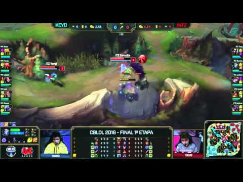 Final CBLoL 1º Split 2016 - Keyd vs INTZ - 1º Jogo