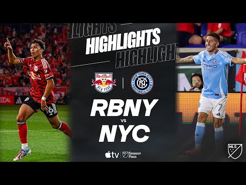 New York Red Bulls vs. New York City FC | Full Match Highlights | WILD Hudson River Derby!