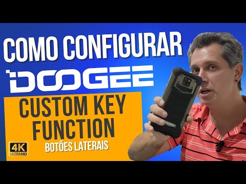 Como ativar a função de tecla personalizada no DOOGEE - Definir tecla personalizada - Set Custom Key