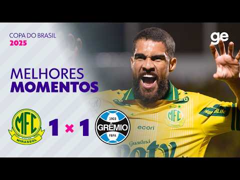 Gols e melhores lances de Mirassol x Grêmio